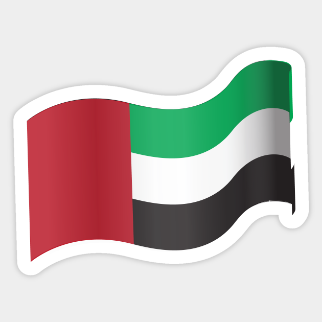 UAE Uae Pride Sticker TeePublic